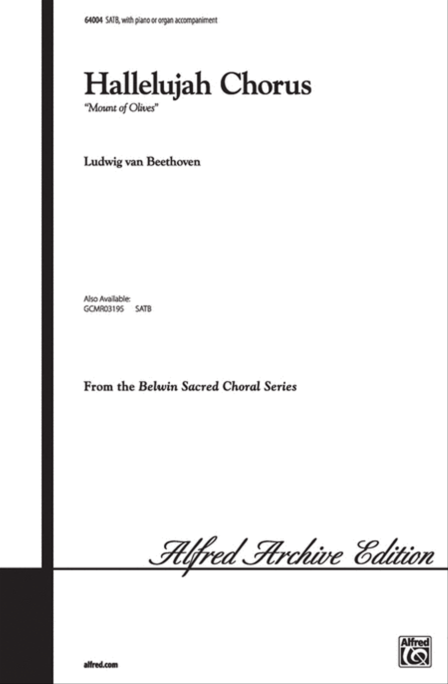 Hallelujah Chorus (Mount of Olives) 4-Part scores gallery preview page 1