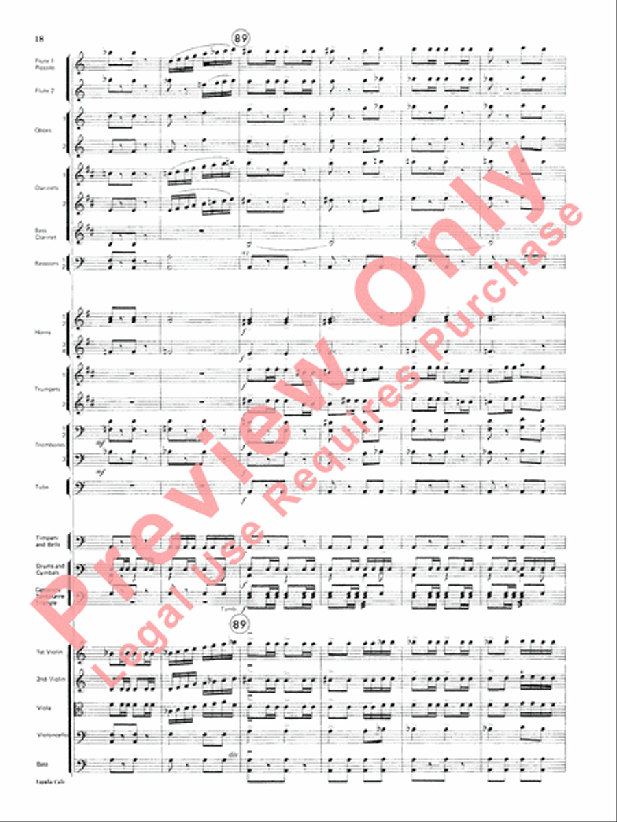España Cañi Full Orchestra scores gallery preview page 19