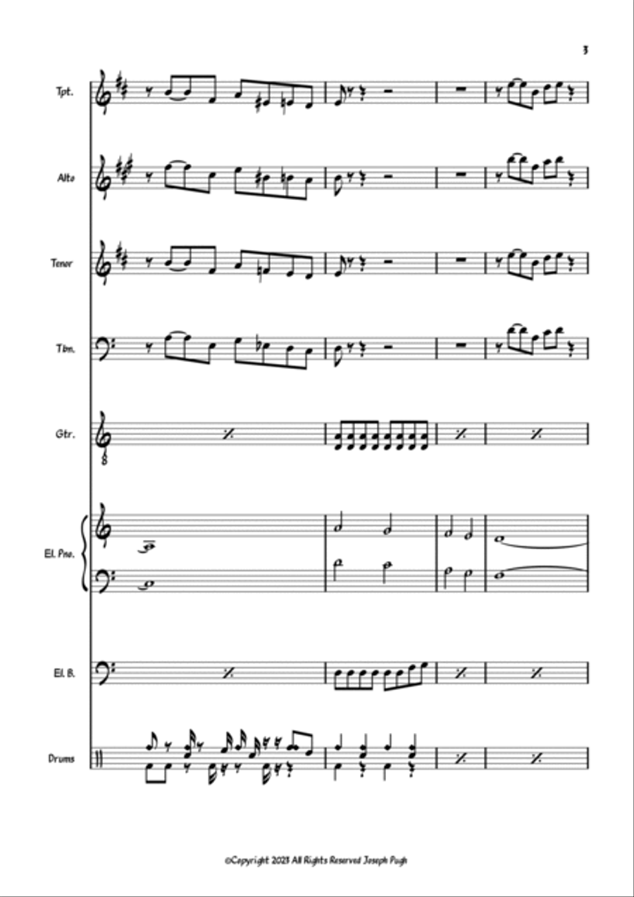 Take The L Jazz Ensemble scores gallery preview page 3