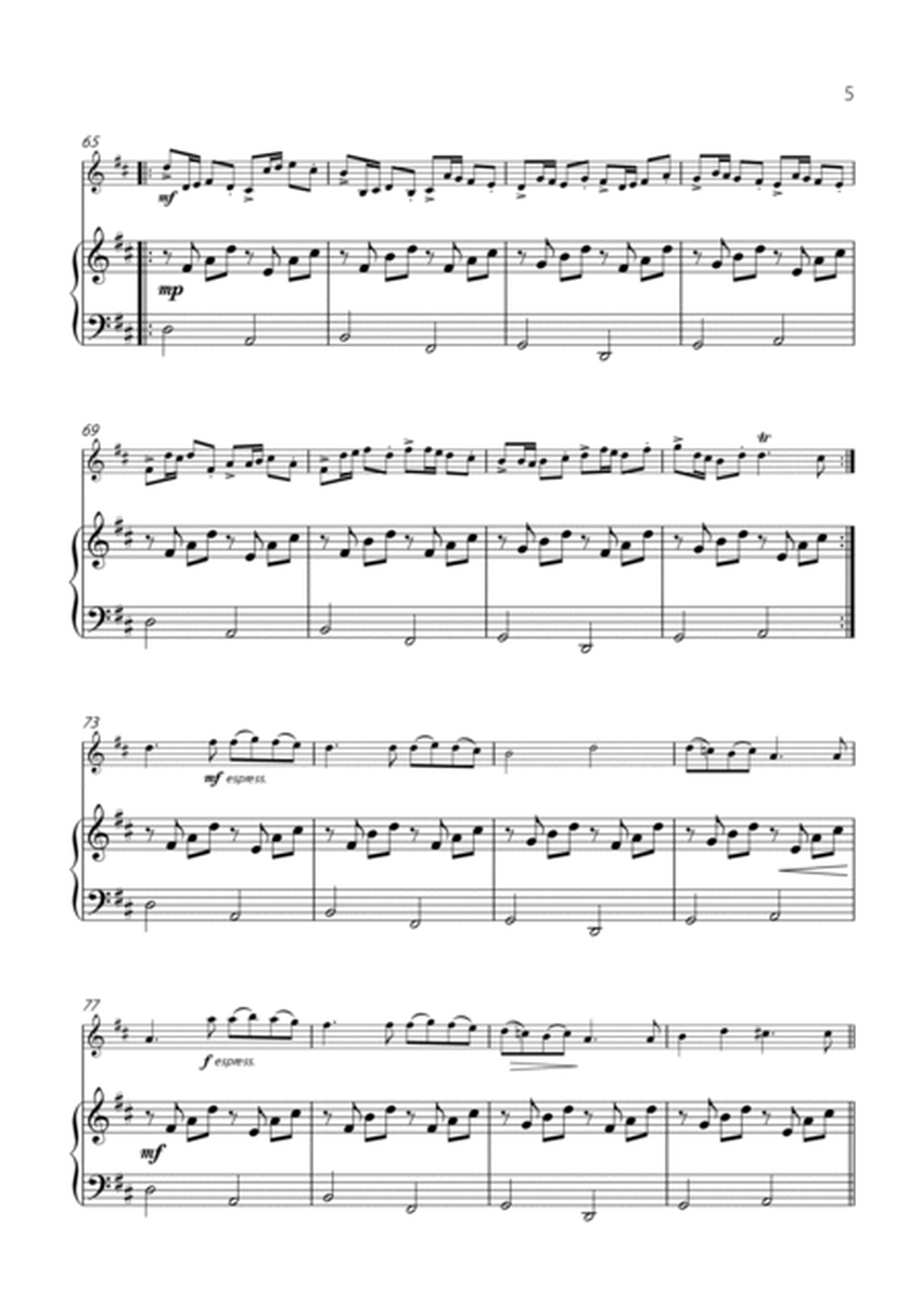 "Canon in D" by Pachelbel - Version for VIOLIN SOLO with PIANO image number null