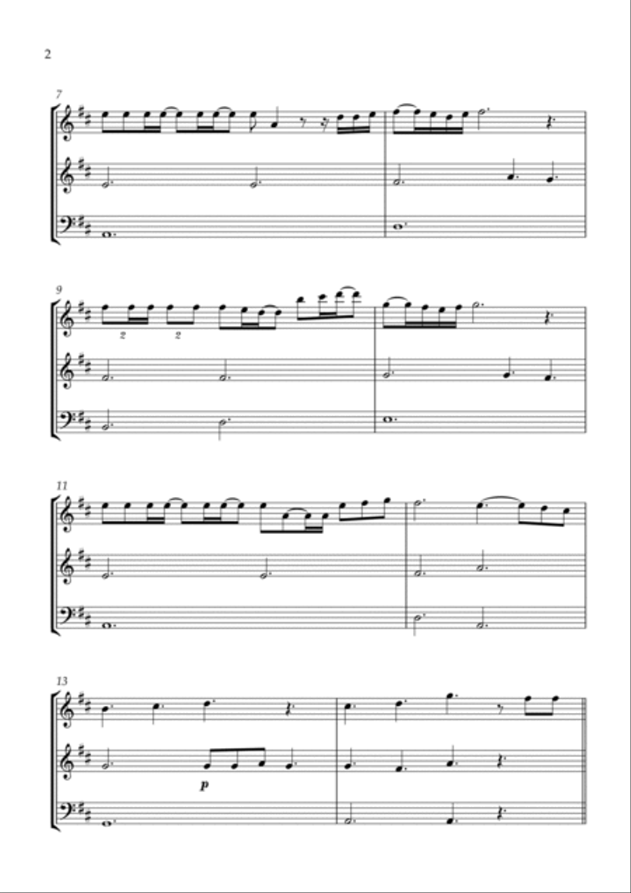Glimpse Of Us Woodwind Trio scores gallery preview page 2