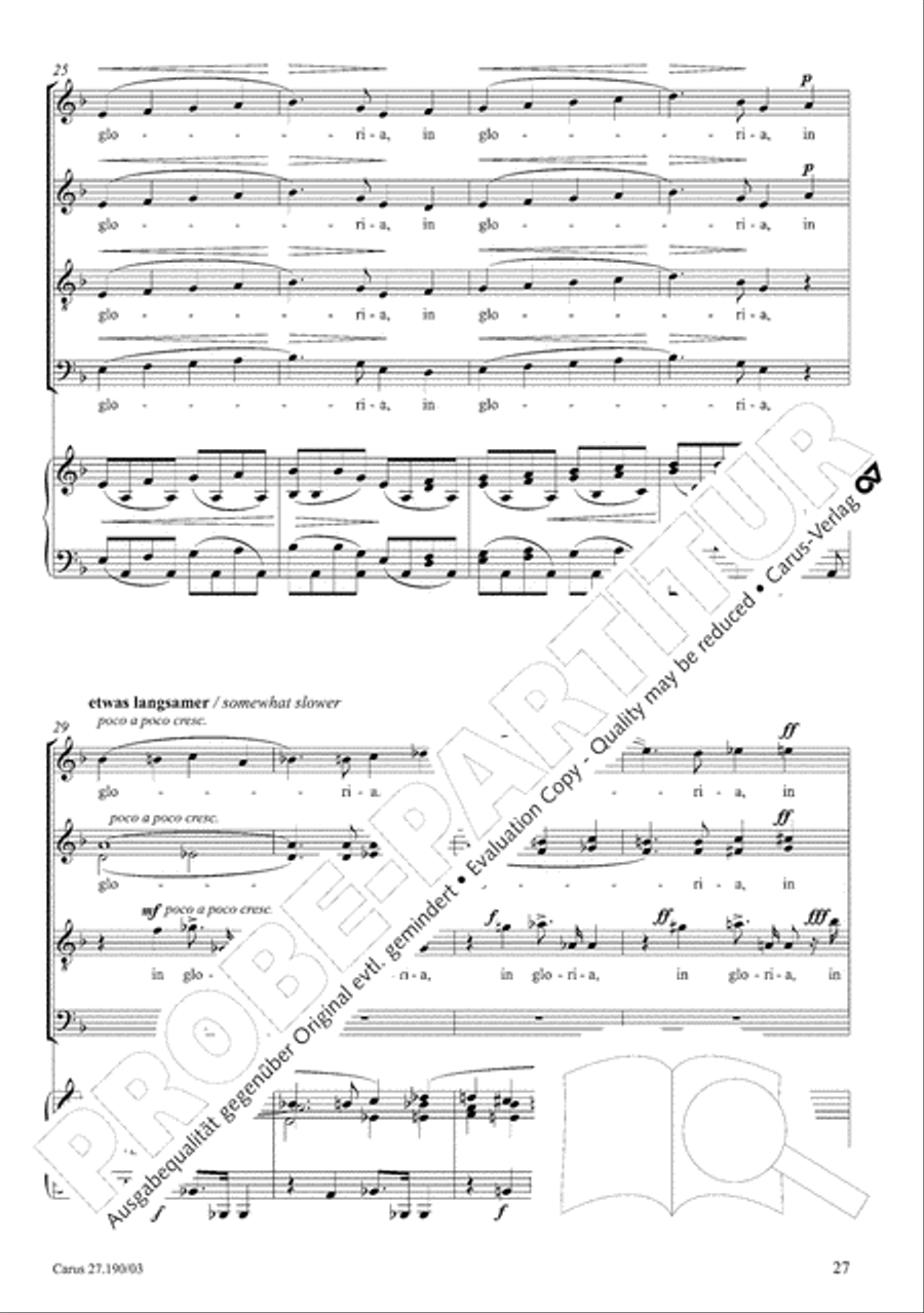 Te Deum 4-Part scores gallery preview page 28