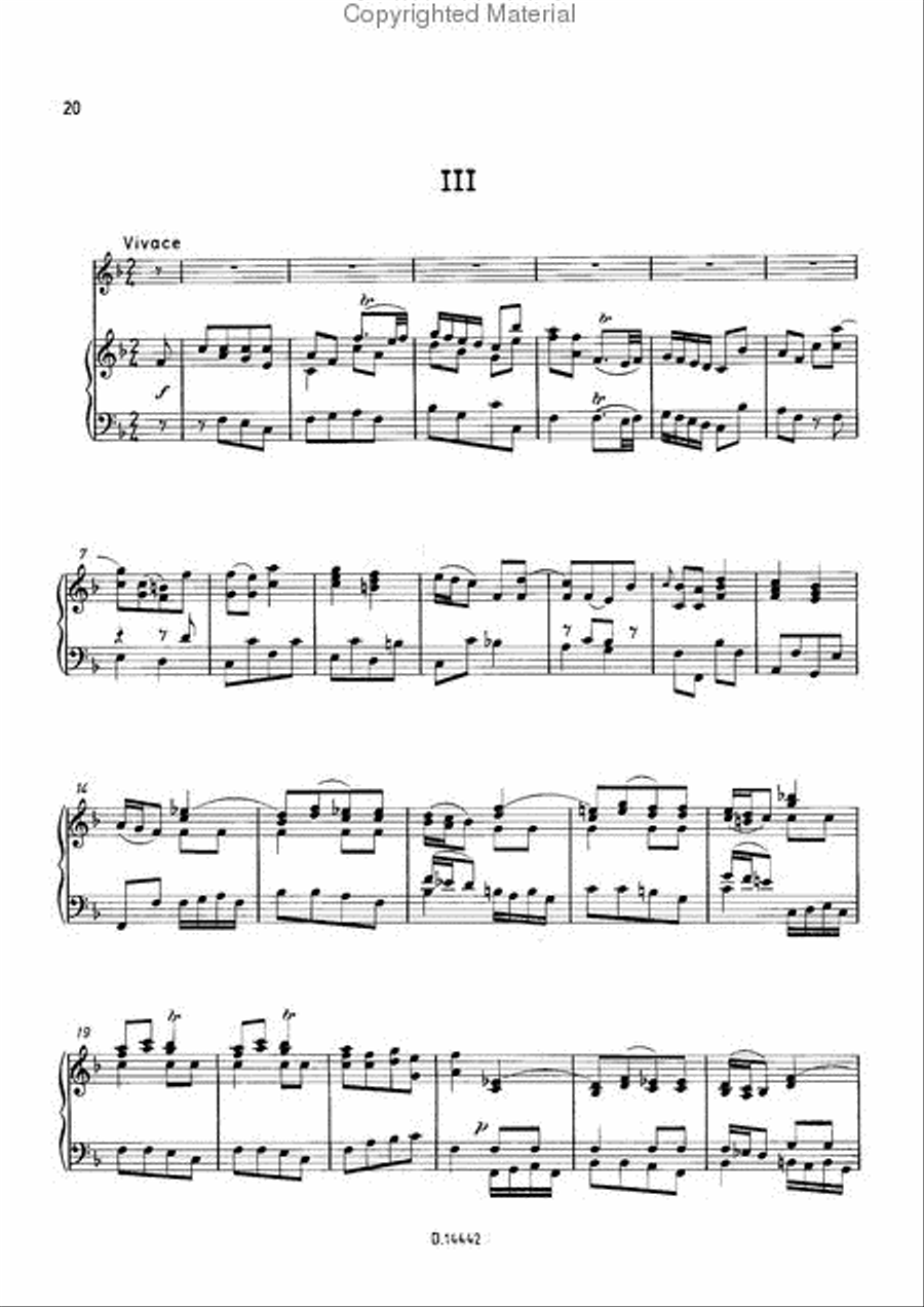 Concerto F-Dur Concerto F-Dur School and Community scores gallery preview page 21