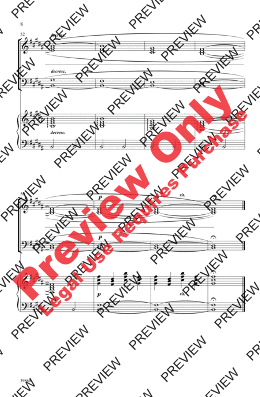 Welcome Christmas 4-Part scores gallery preview page 8