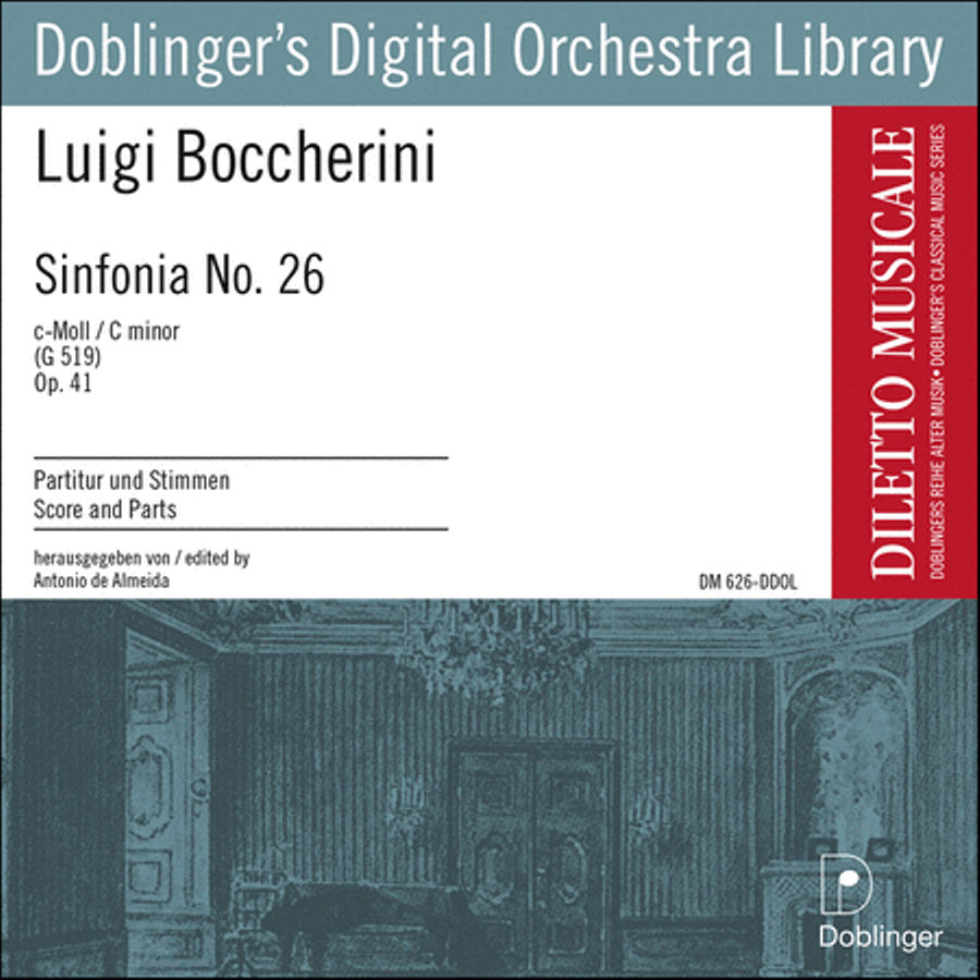 Sinfonia Nr. 26 c-moll op. 41 CD-ROM scores gallery preview page 1