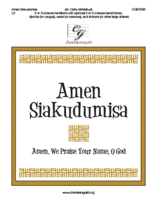 Book cover for Amen, Siakudumisa (2 or 3 octaves)
