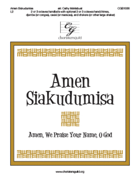 Amen, Siakudumisa (2 or 3 octaves) image number null