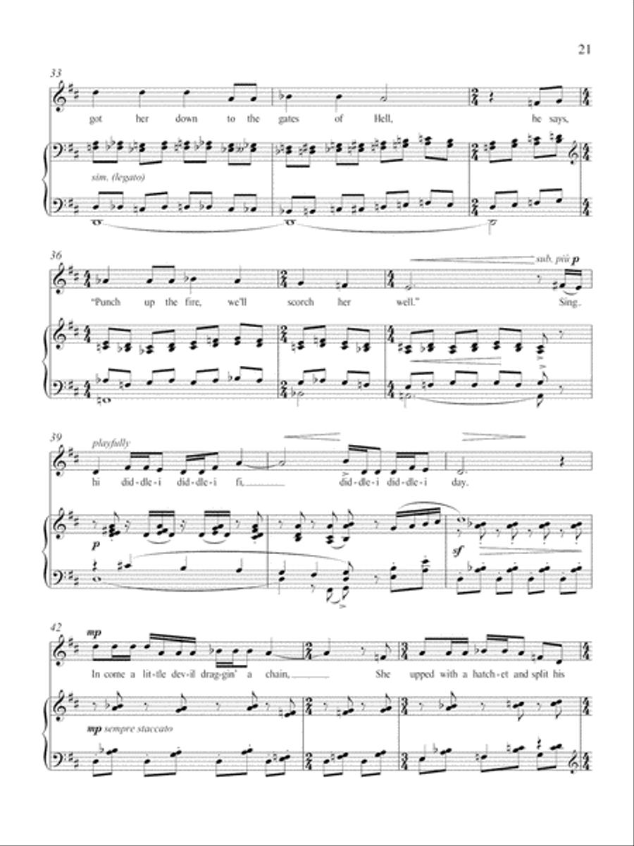 The Farmer's Curst Wife Medium Voice scores gallery preview page 5