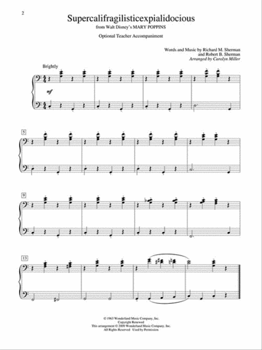 Teaching Little Fingers to Play More Children's Songs Piano Method scores gallery preview page 3