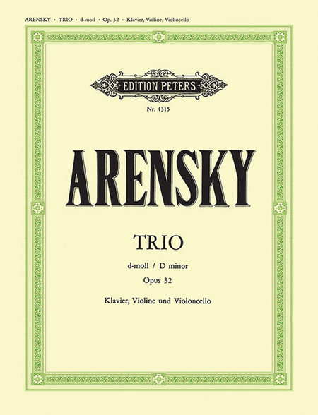 Trio, Op. 32 in D Minor