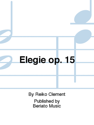 Book cover for Elegie op. 15
