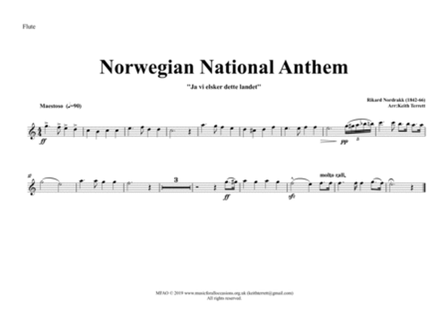 Norwegian National Anthem for Symphony Orchestra (Kt Olympic Anthem Serie9 image number null
