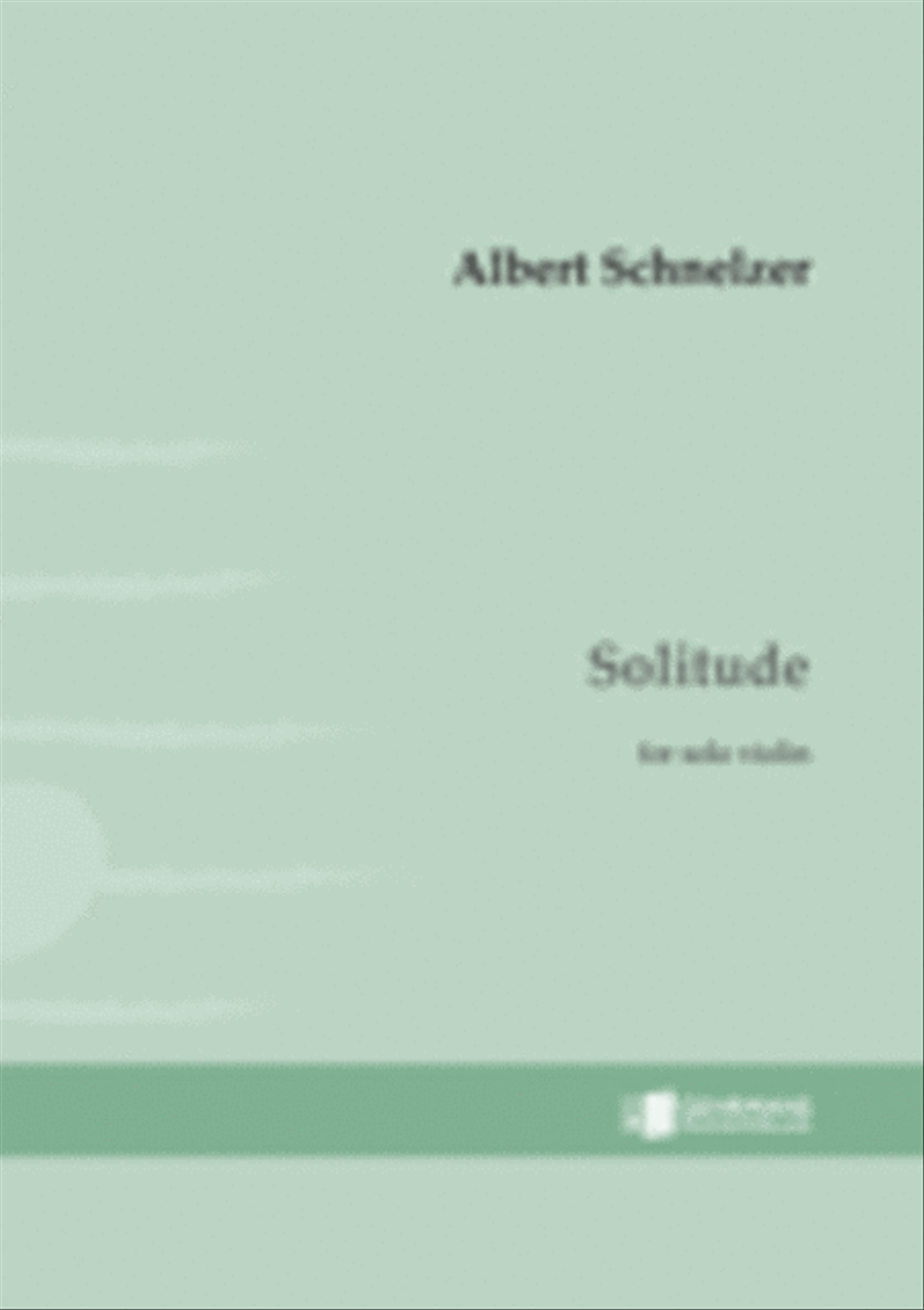 Solitude Violin Solo scores gallery preview page 1