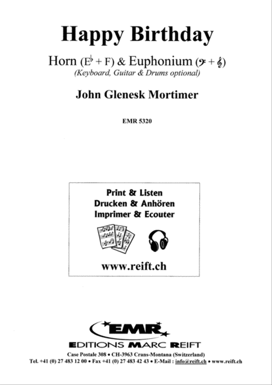 Happy Birthday Brass Ensemble scores gallery preview page 2