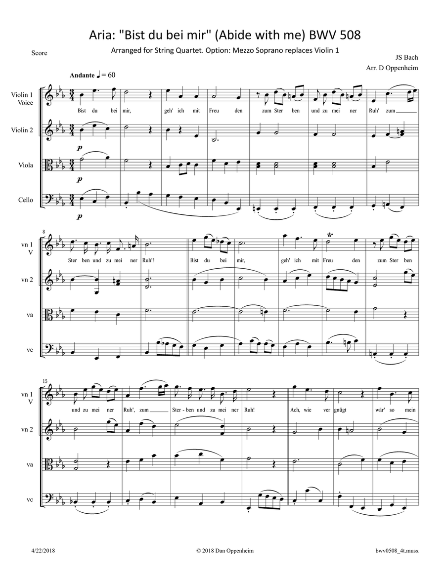 Bach: Aria: 