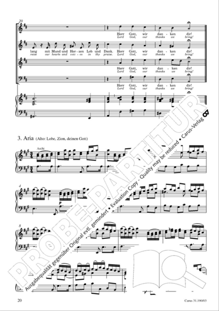 Sing to the Lord a new song (Singet dem Herrn ein neues Lied) ATB scores gallery preview page 21