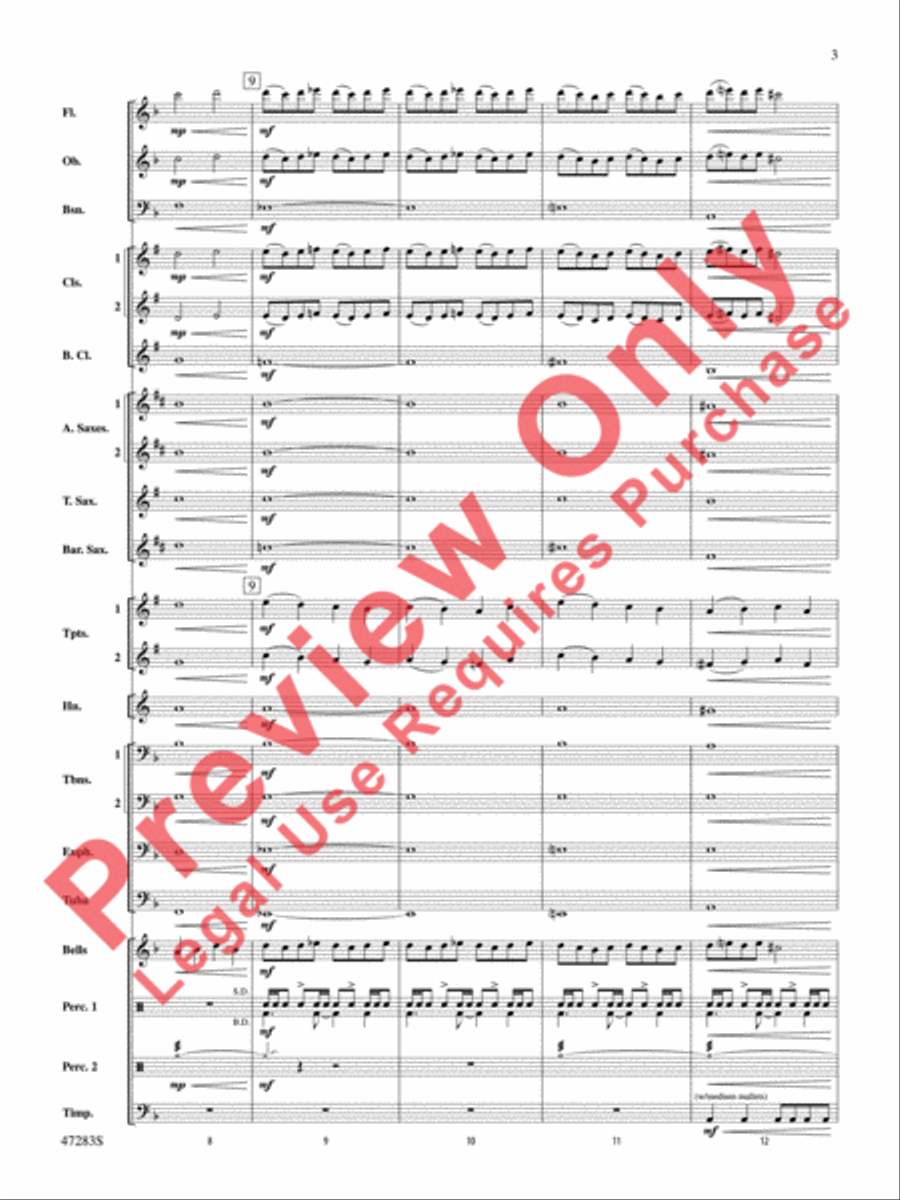Red Giant Red Giant Concert Band scores gallery preview page 4