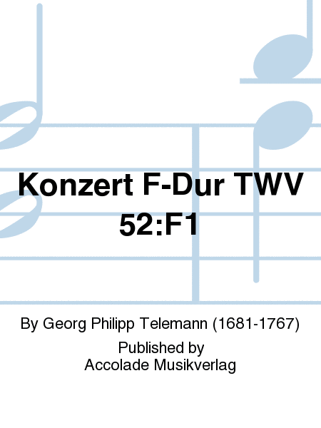 Konzert F-Dur TWV 52:F1