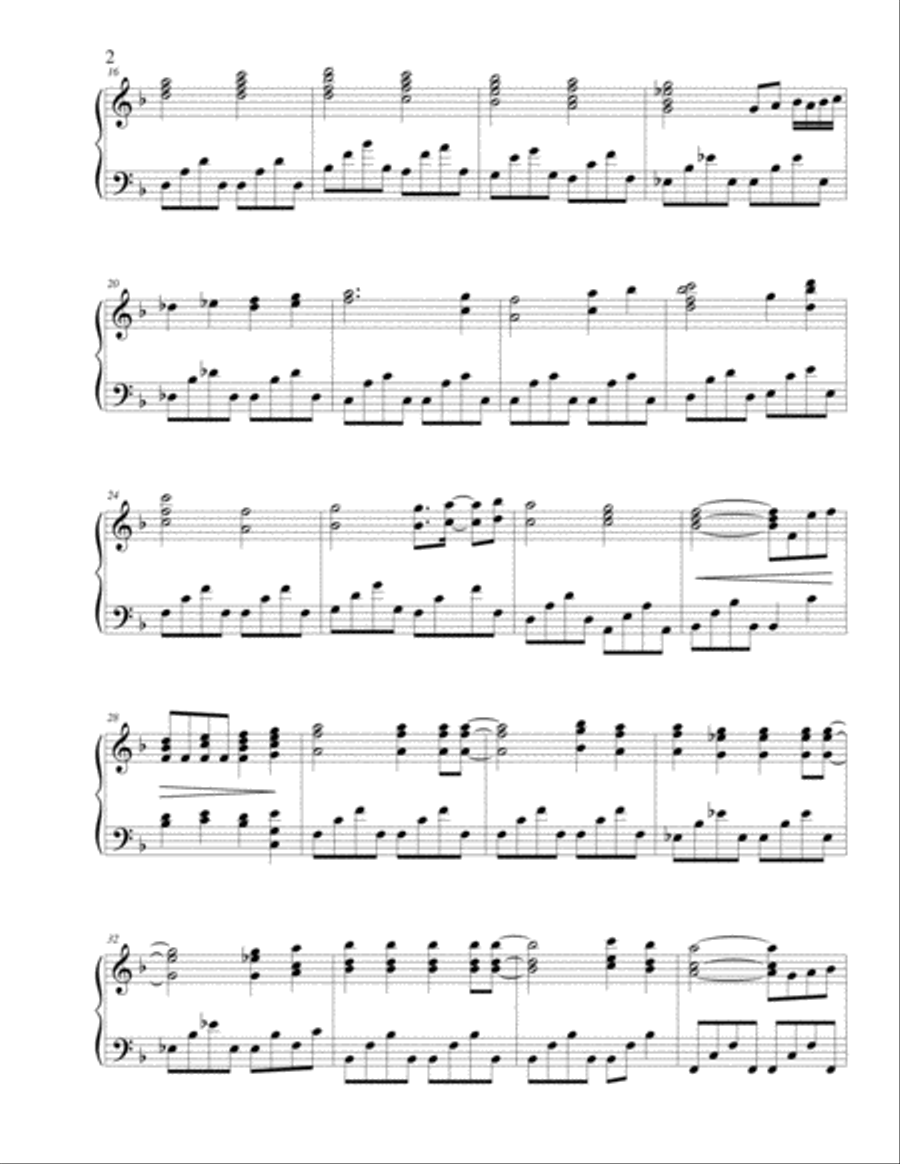 Contentment Medley Contentment Medley Piano Solo scores gallery preview page 3