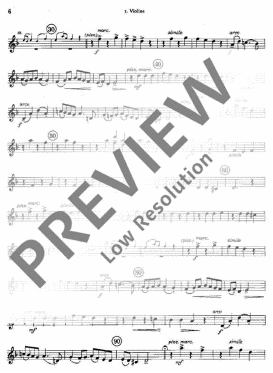 Tanzlieder-Kantate Violin scores gallery preview page 6