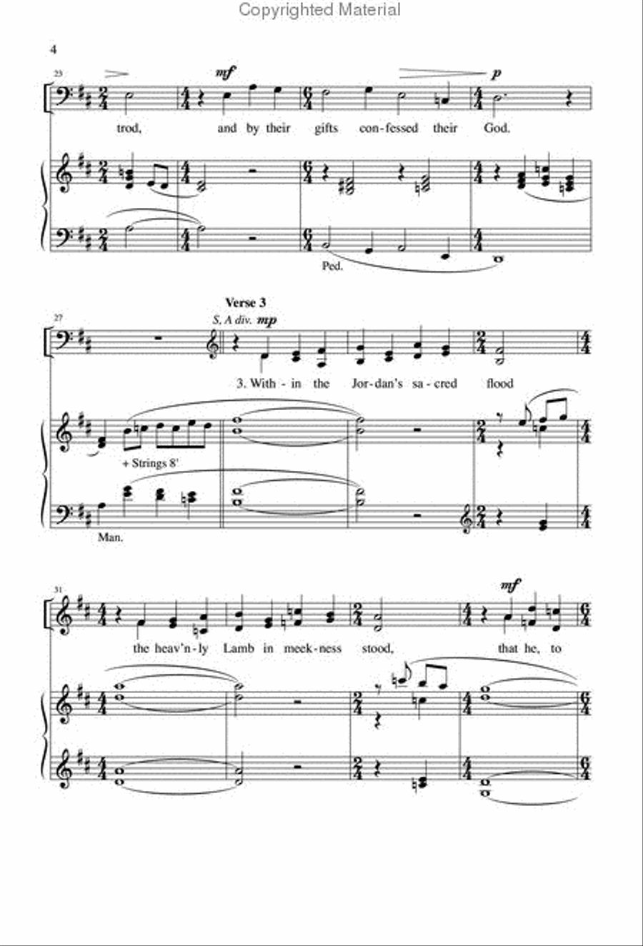 For This Thy Glad Epiphany 3-Part scores gallery preview page 4