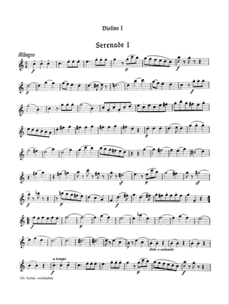 Five Viennese Serenades K. 439b Small Ensemble scores gallery preview page 3