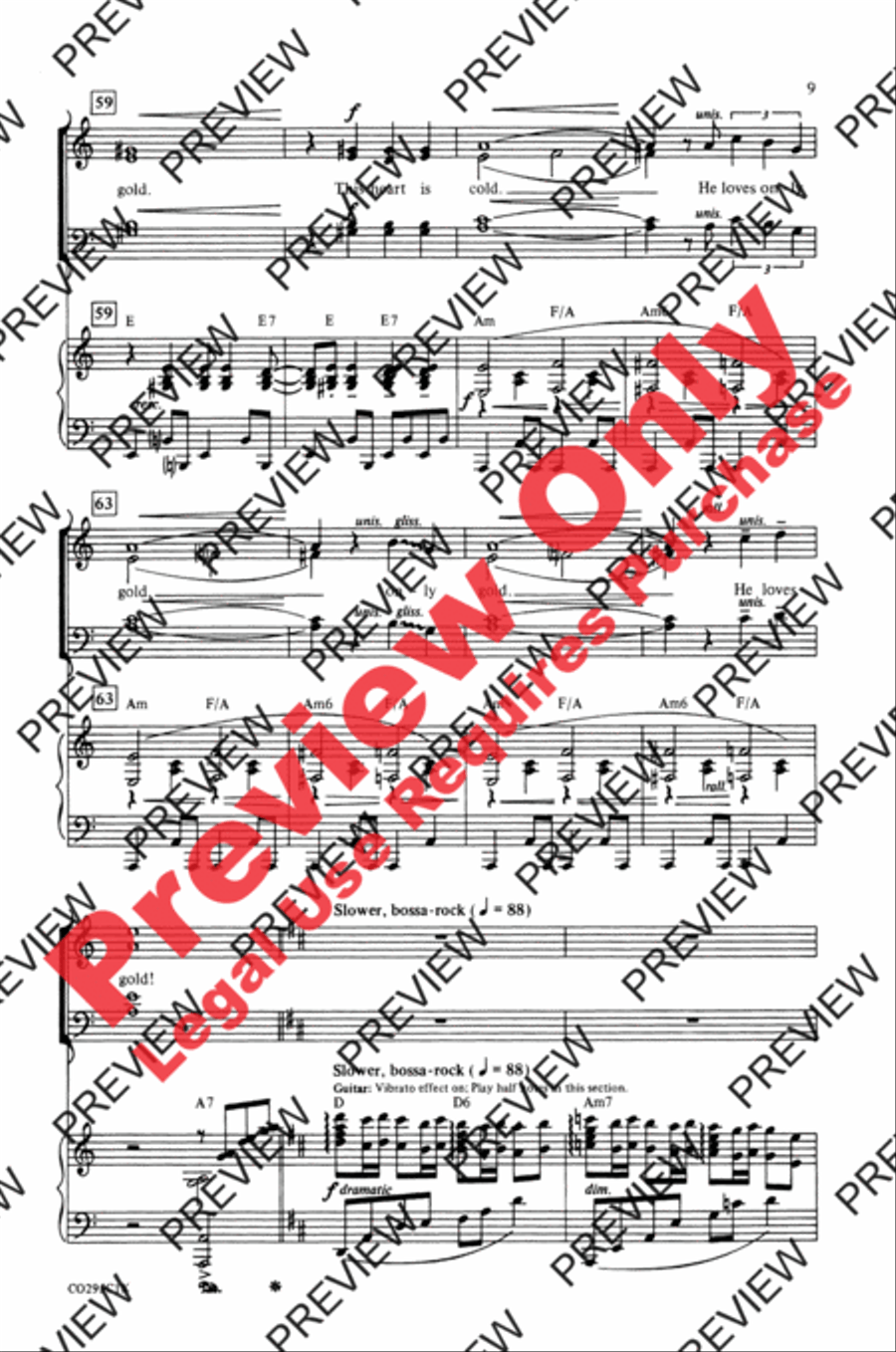 The Best of Bond (A Medley) 4-Part scores gallery preview page 8