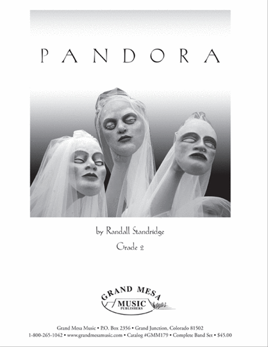 Pandora Pandora Concert Band scores gallery preview page 1