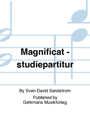 Magnificat - studiepartitur