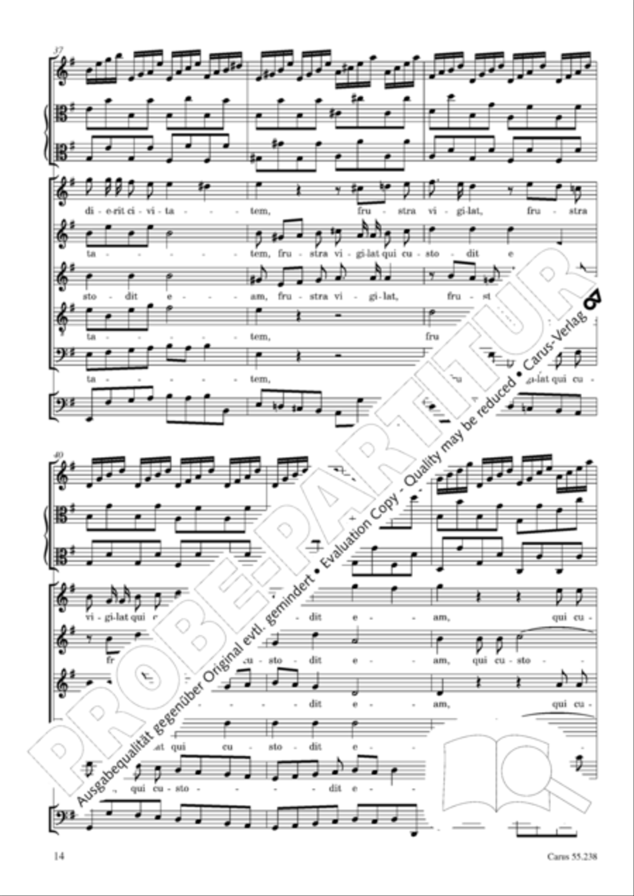 Nisi Dominus Nisi Dominus SSATB scores gallery preview page 15