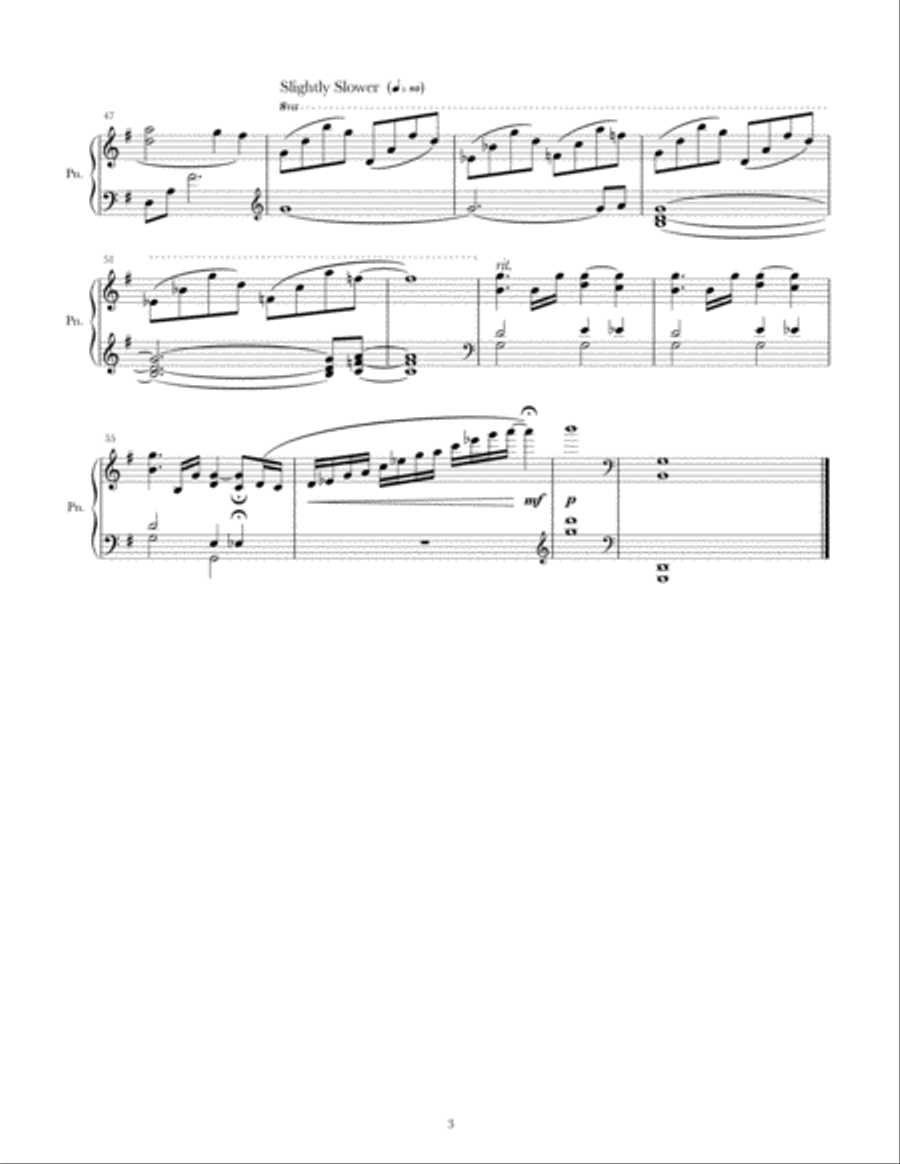 Invention No. 1 Piano Solo scores gallery preview page 3