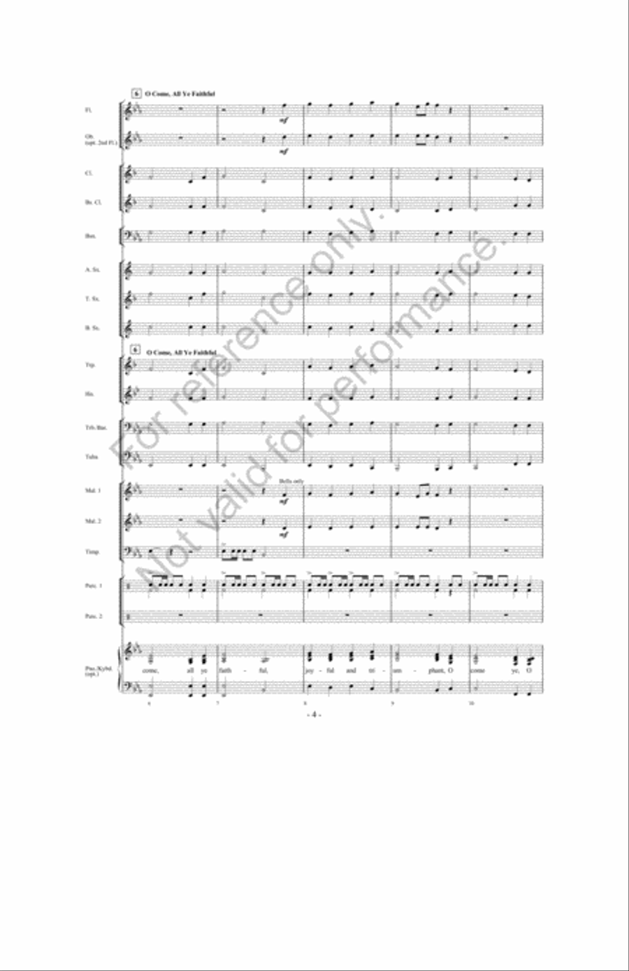 Songs Of Christmas Cheer! Concert Band scores gallery preview page 3