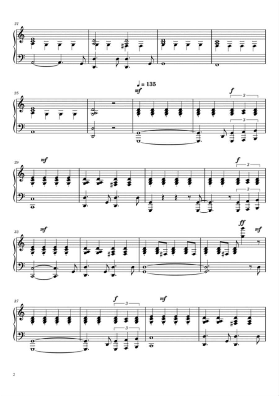 Grace Kelly Piano Solo scores gallery preview page 2