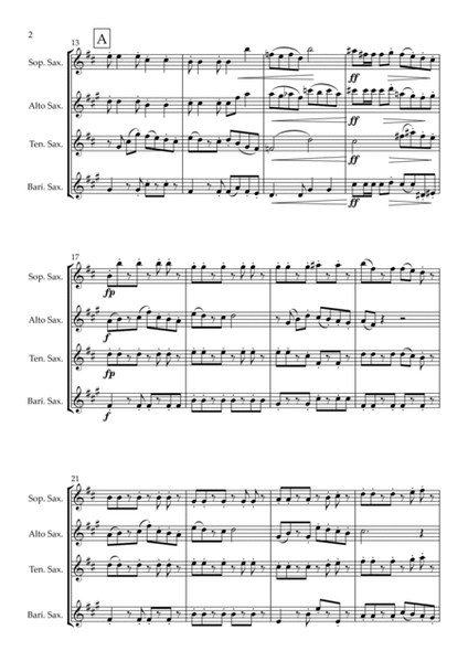 "Tango" For Saxophone Quartet- Intermediate image number null