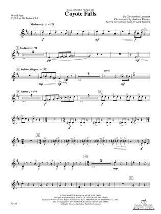 Coyote Falls (from Looney Tunes 3D): (wp) B-flat Tuba T.C.