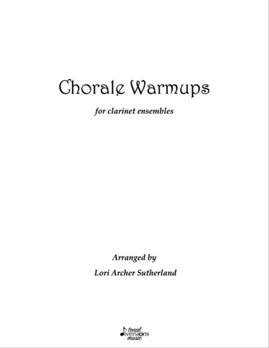 Chorale Warmups Chorale Warmups Woodwind Ensemble scores gallery preview page 2