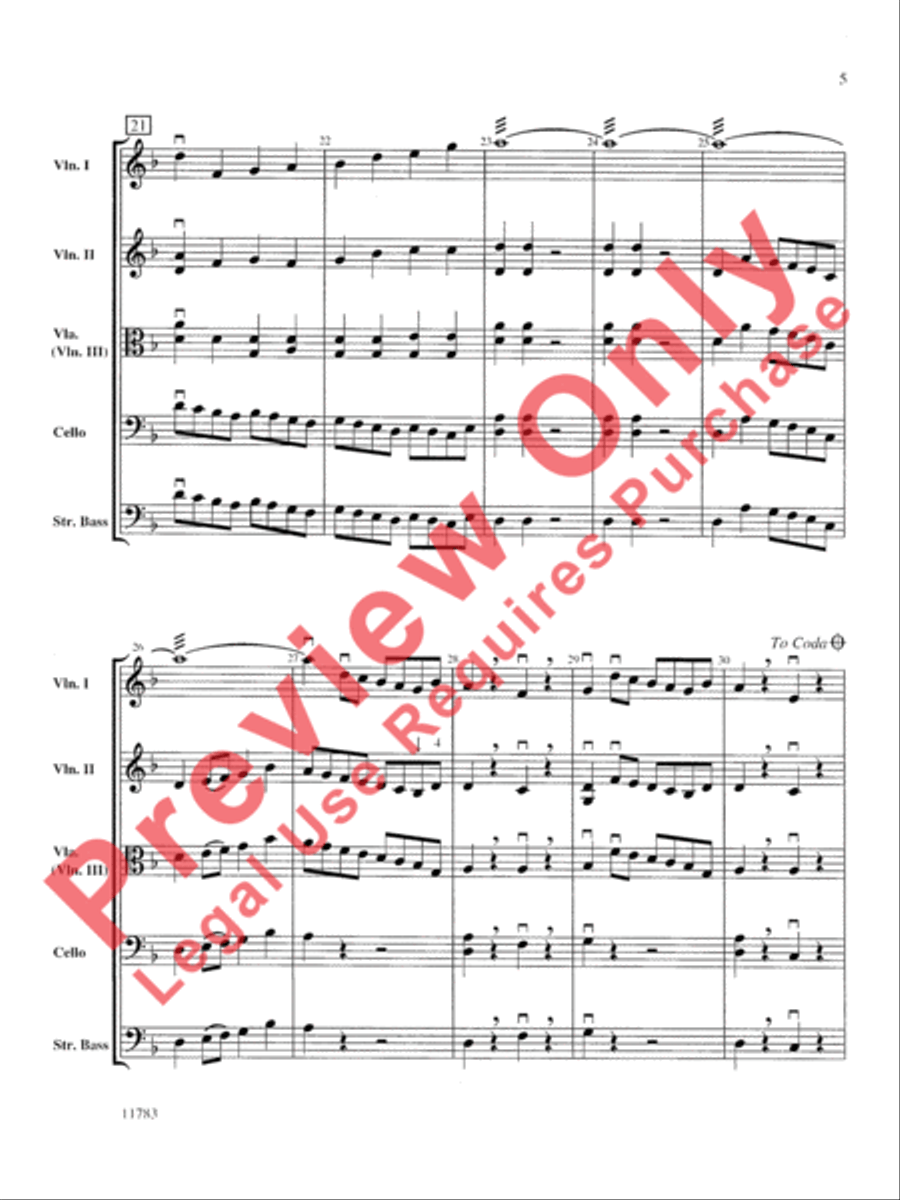 Arlington Sketches String Orchestra scores gallery preview page 6