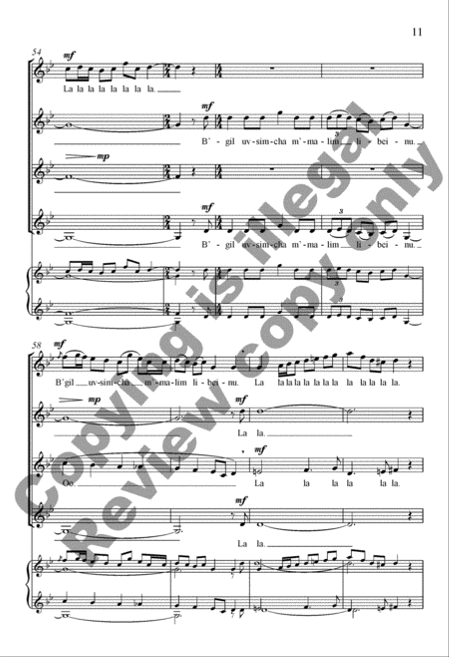 Oh, Chanukah/Y'mei hachanukah SSAA scores gallery preview page 25