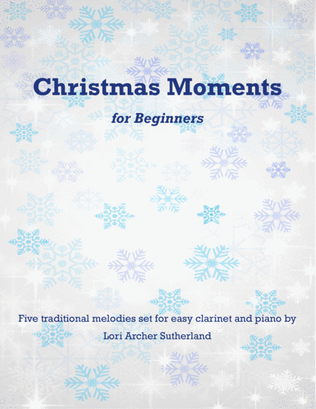 Christmas Moments for beginner clarinet & piano