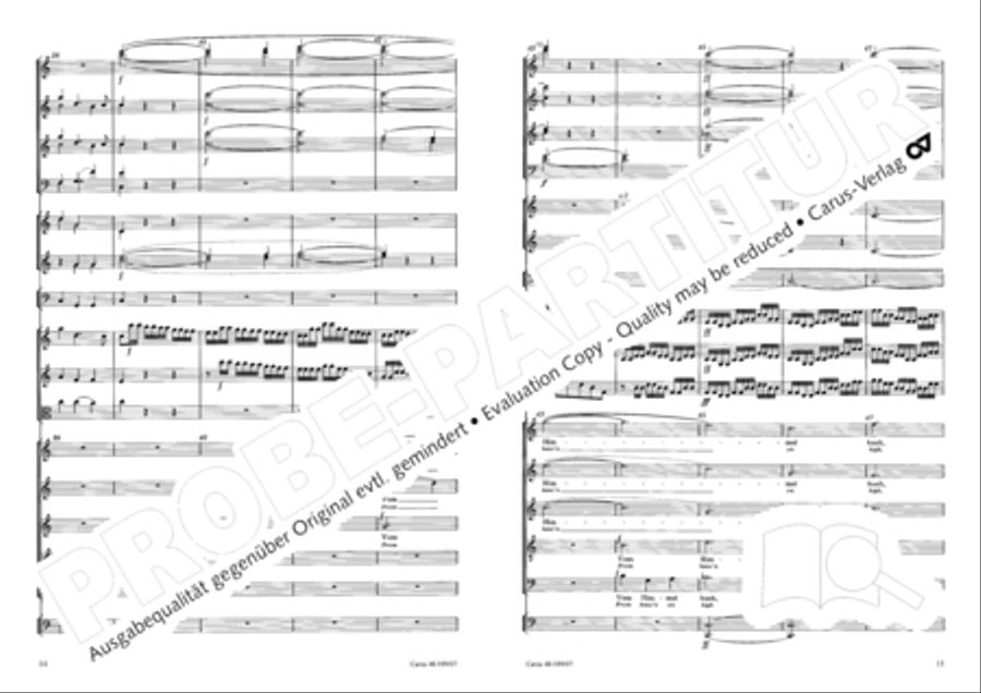 From heav'n on high (Vom Himmel hoch) SSATB scores gallery preview page 9