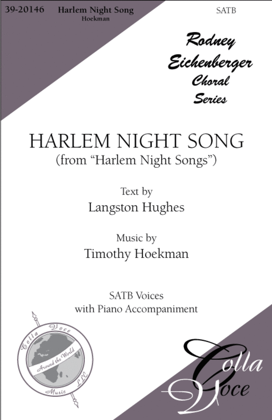 Harlem Night Song Harlem Night Song 4-Part scores gallery preview page 1