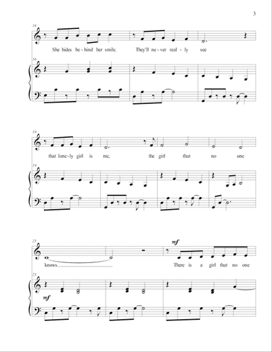 The Girl That No One Knows SA scores gallery preview page 4