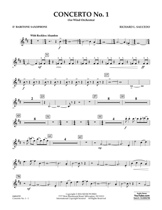 Concerto No. 1 (for Wind Orchestra) - Eb Baritone Saxophone
