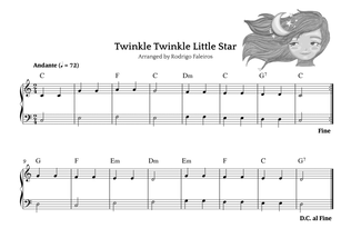 Book cover for Twinkle Twinkle Little Star (for beginners)