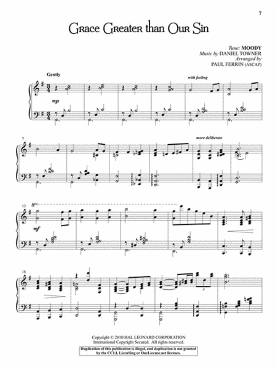Gospel Gold Gospel Gold Piano Solo scores gallery preview page 5