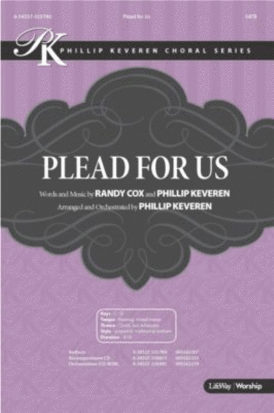 Plead for Us - Orchestration CD-ROM 4-Part scores gallery preview page 1