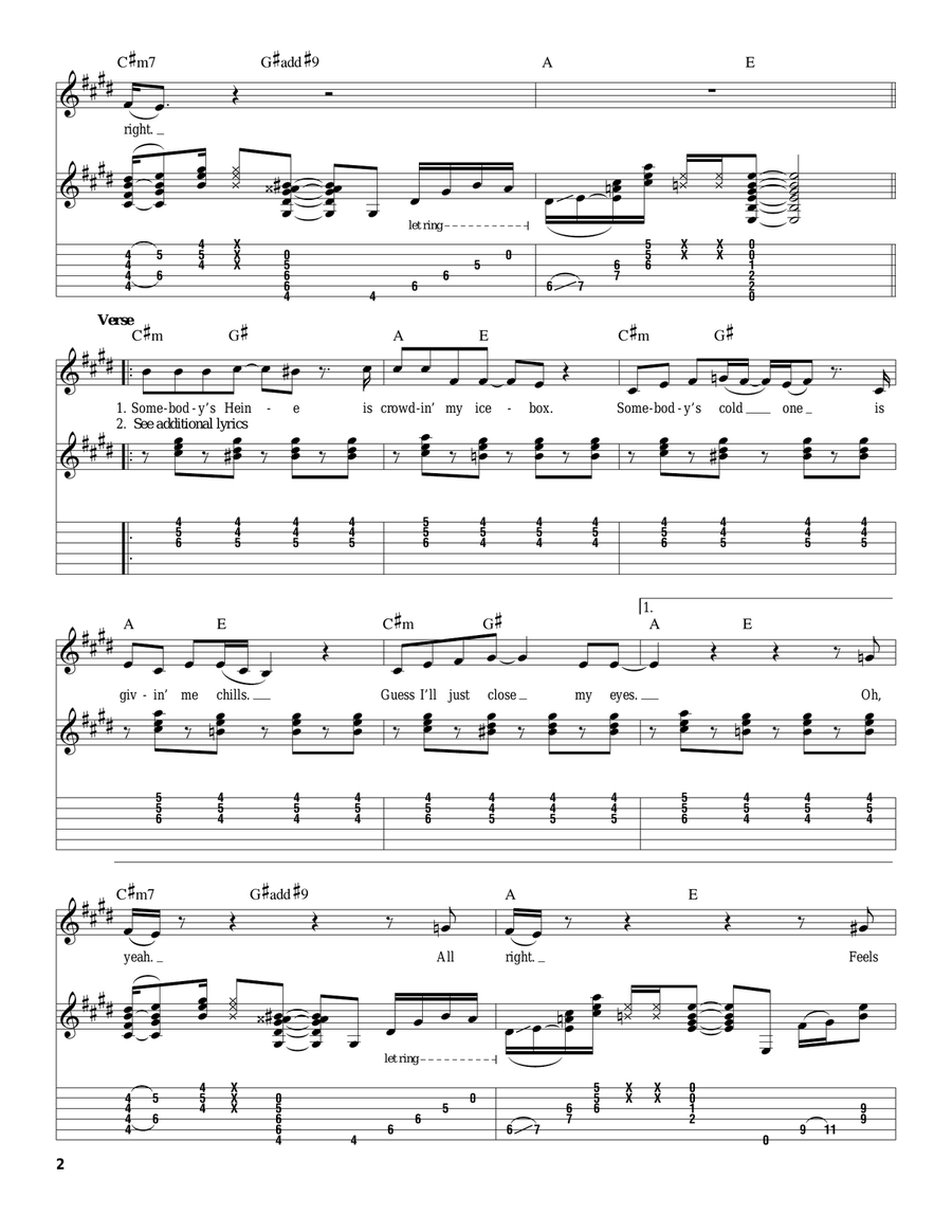 Say It Ain't So Acoustic Guitar scores gallery preview page 2
