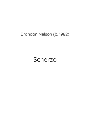 Book cover for Scherzo (for flute, clarinet, alto sax)