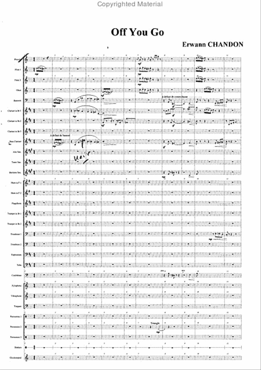 Off You Go Concert Band scores gallery preview page 2