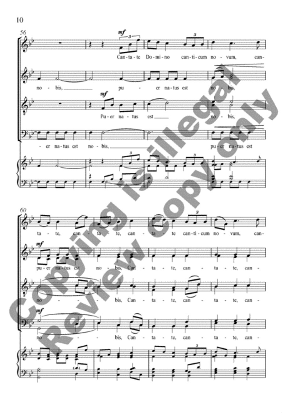 Puer natus est nobis Puer natus est nobis Divisi scores gallery preview page 21